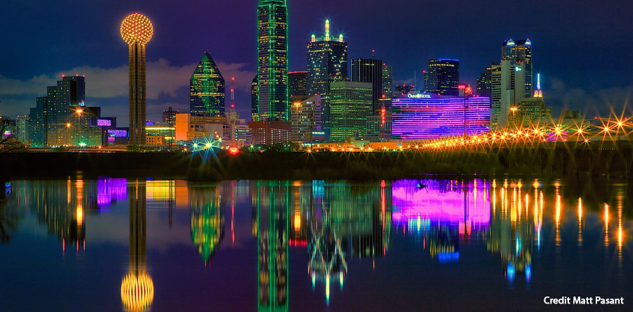 Dallas Skyline at Night Credit Matt Pasant