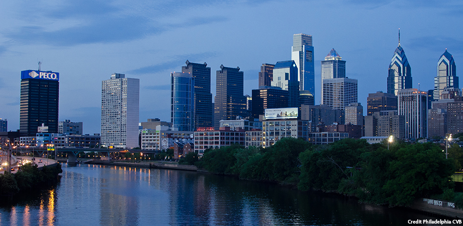 Philadelphia Skyline Credit Philadelphia CVB