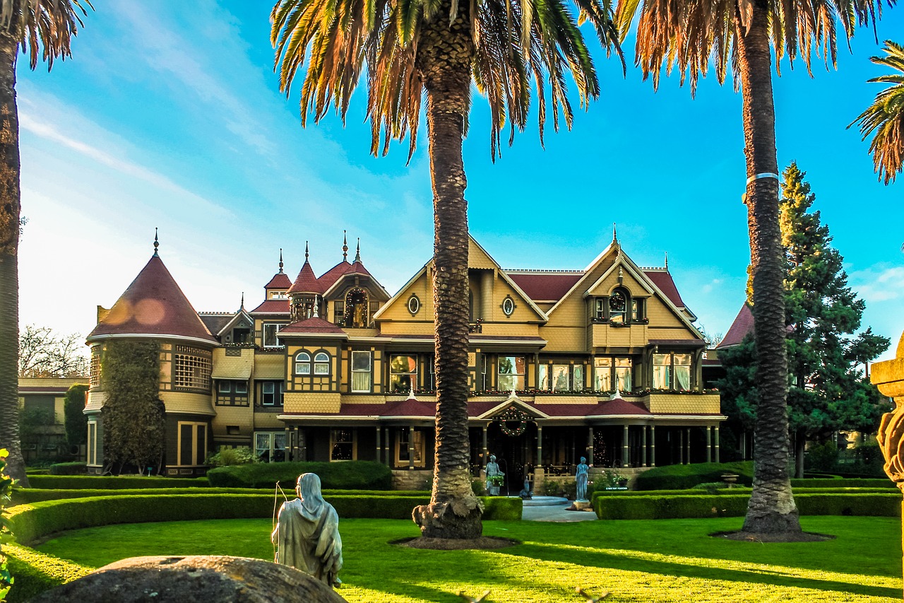 Winchester Mystery House Pixabay Public Domain Winchester Mystery House Pixabay Public Domain