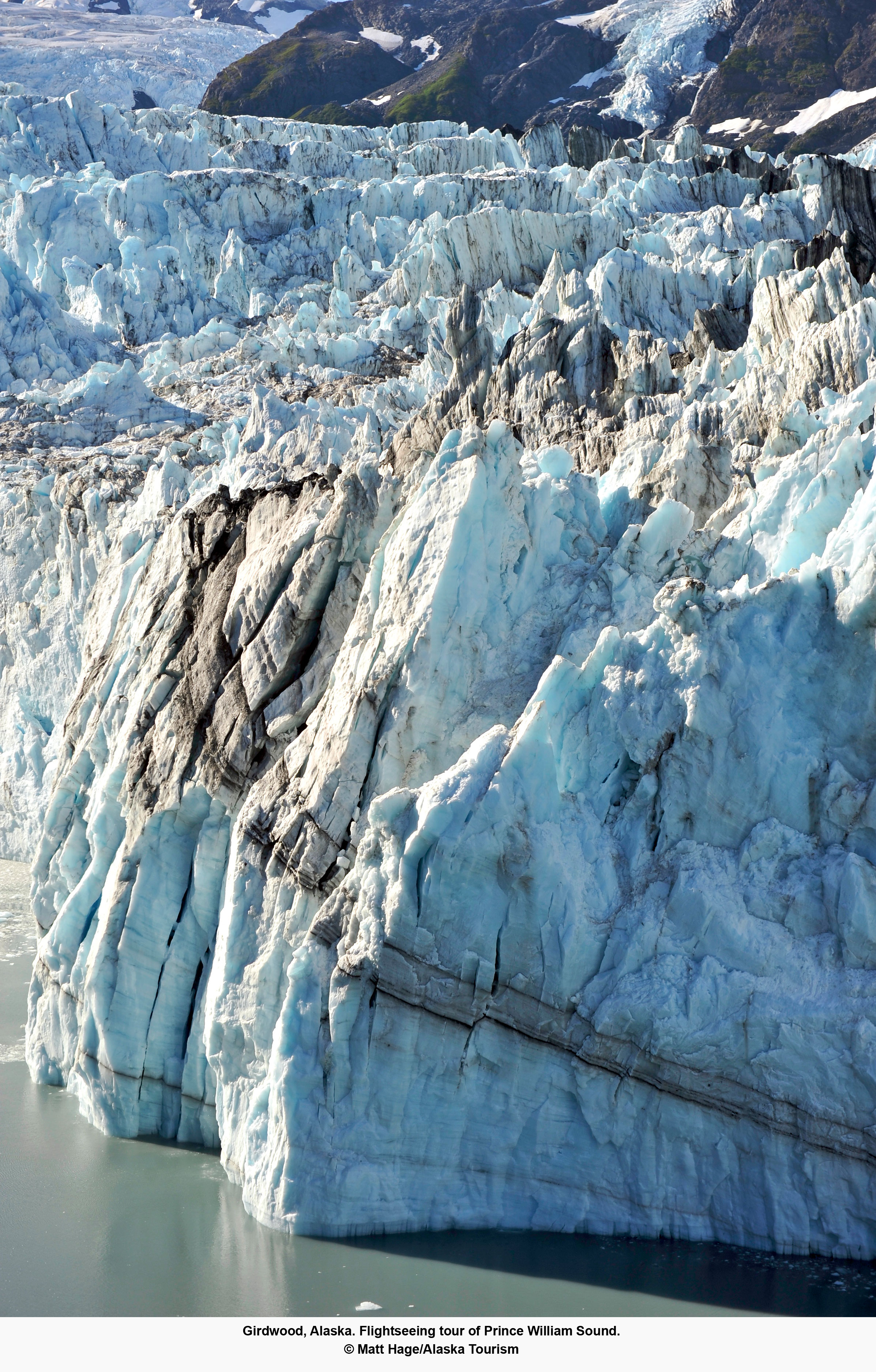 Prince William Sound, glacier Alaska Tourism
