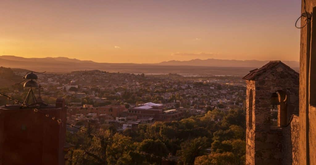 San Miguel de Allende Aerial view