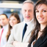 Group of business people in their office