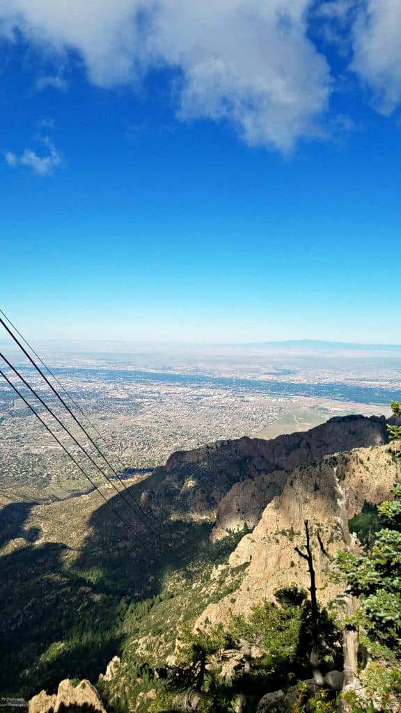 Arial view from Sandia Peak Tramway Albuquerque