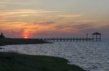 Sunset on the Outer Banks on North Carolina