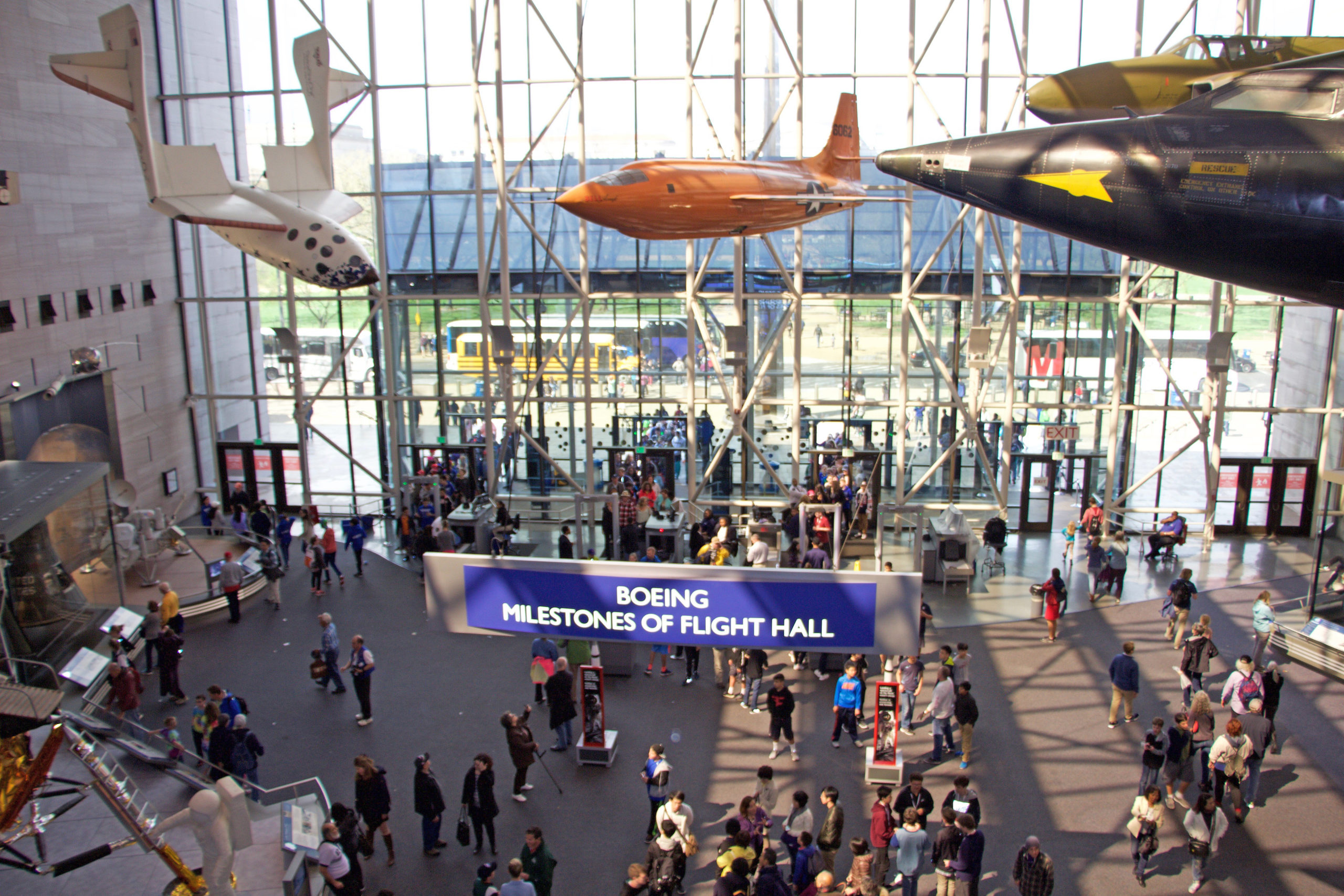 Air & Space Museum - Boeing Milestones of Flight Hall courtesy of washington.org