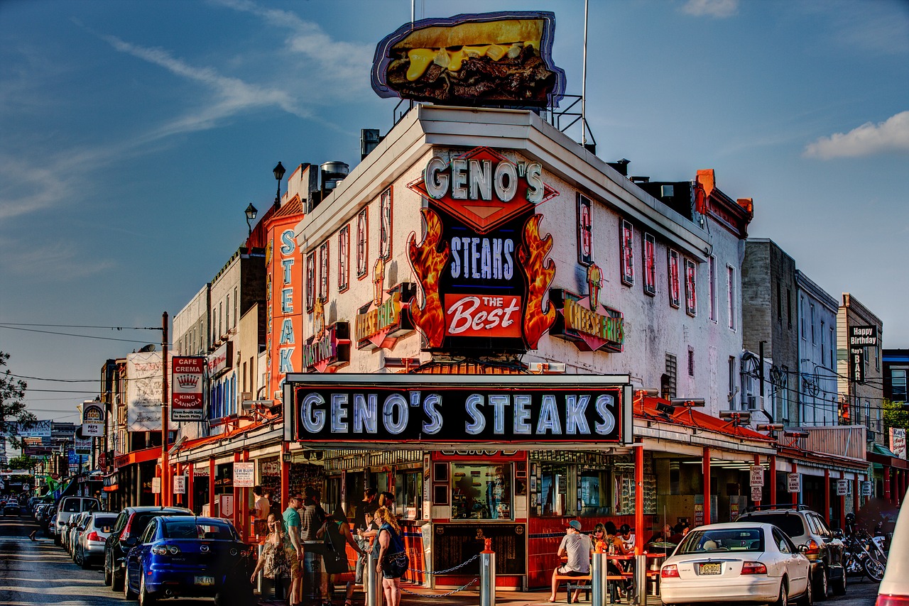 Pat's King of Steaks/ Geno's Steaks